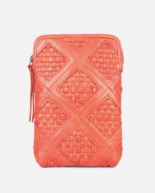 Milder | Full Grain Leather Crossbody Phone Zip Bag Women