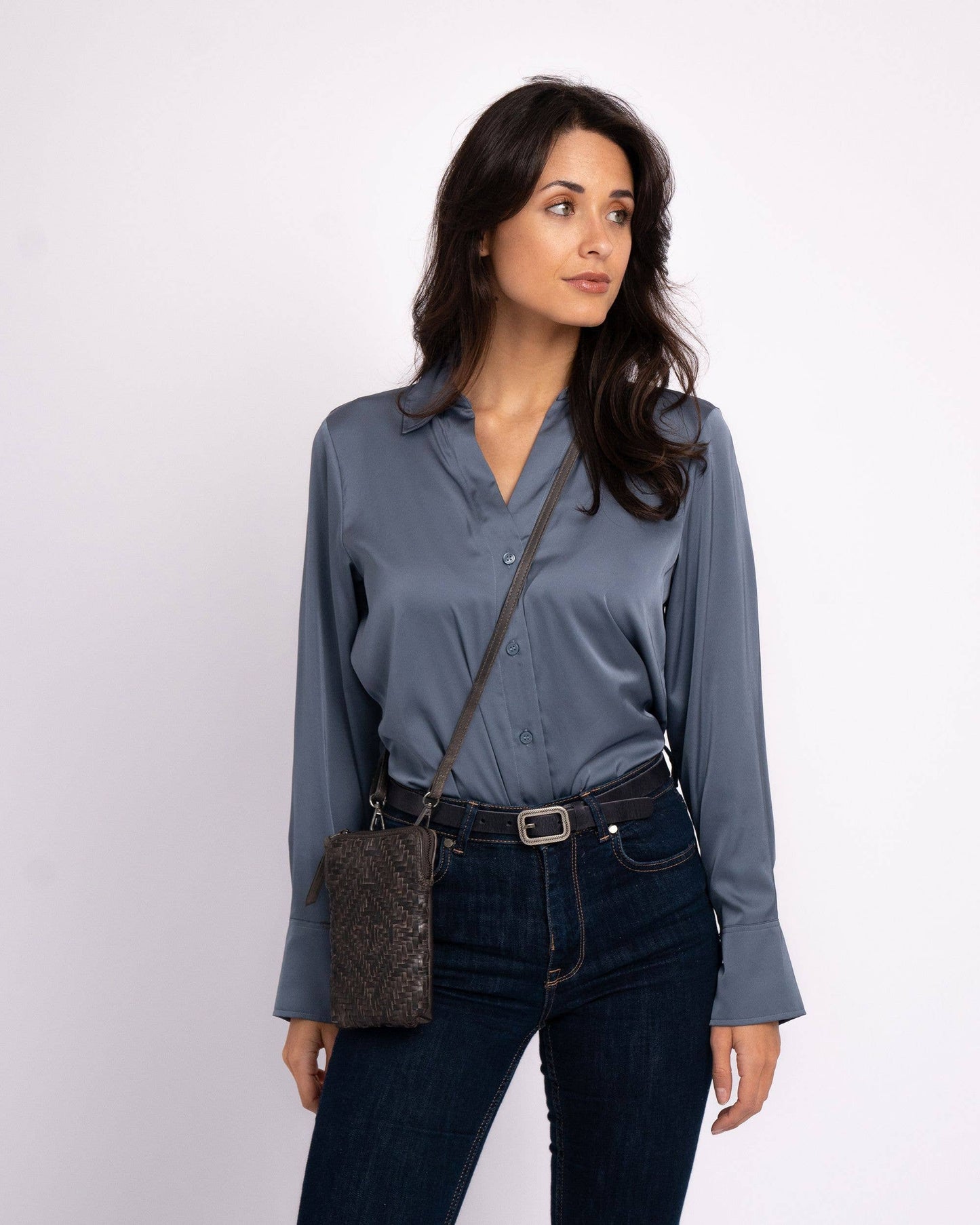 Blommers  | Vintage Leather Phone Bag