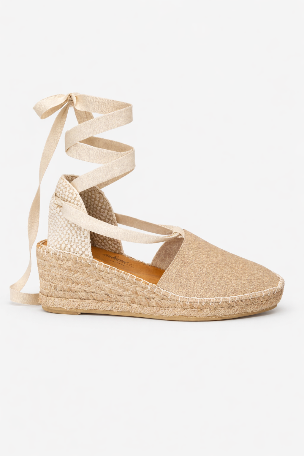 Jade Natural Wedge Sandals