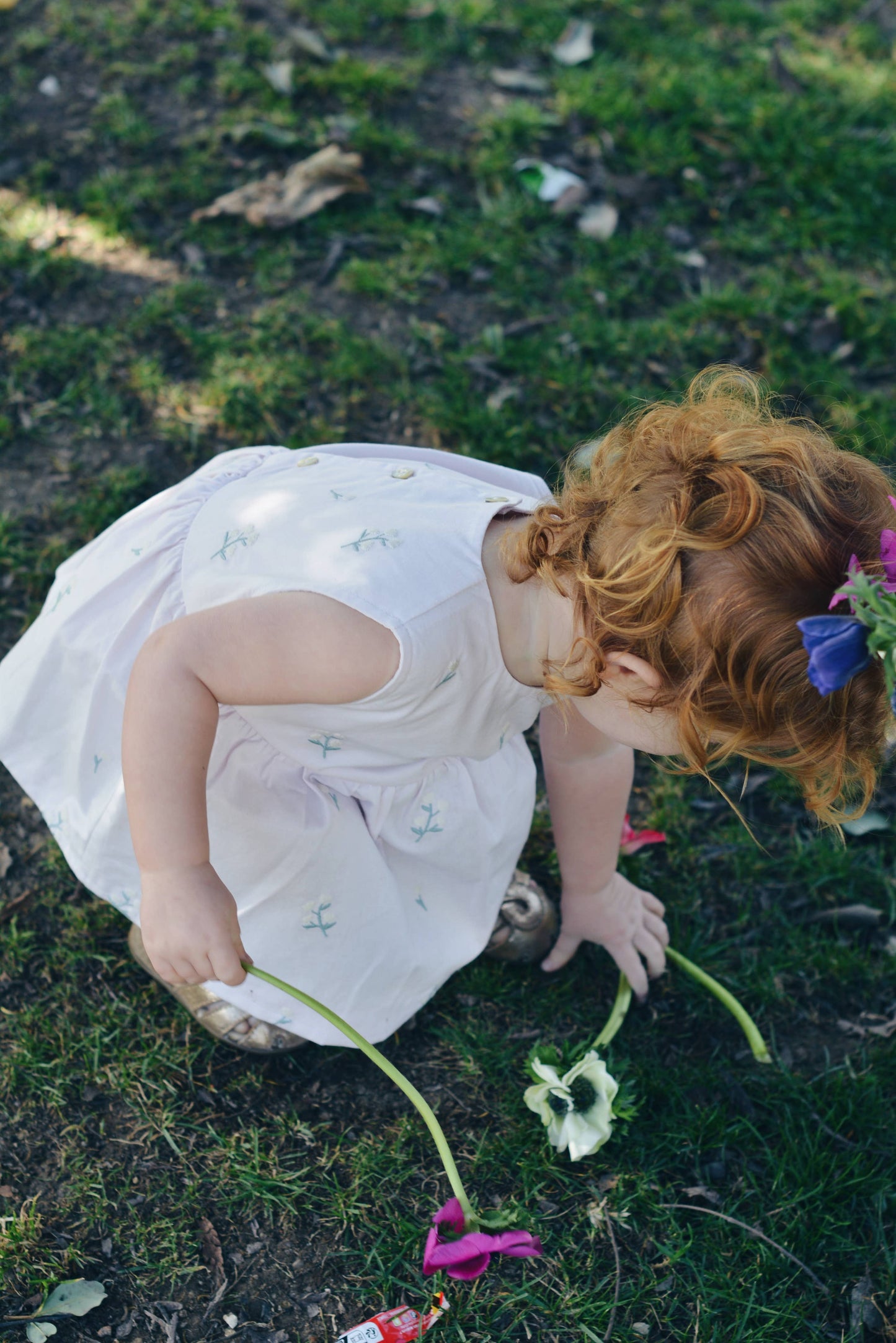 Baby Flower Embroidered Romper 100% Cotton OEKO-TEX