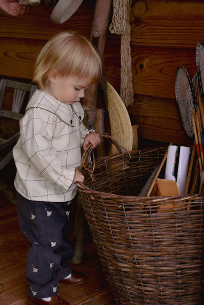 Baby / Girl Blouse Check Patterned