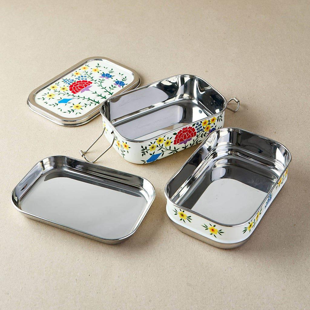 Tiffin Box in White Spring