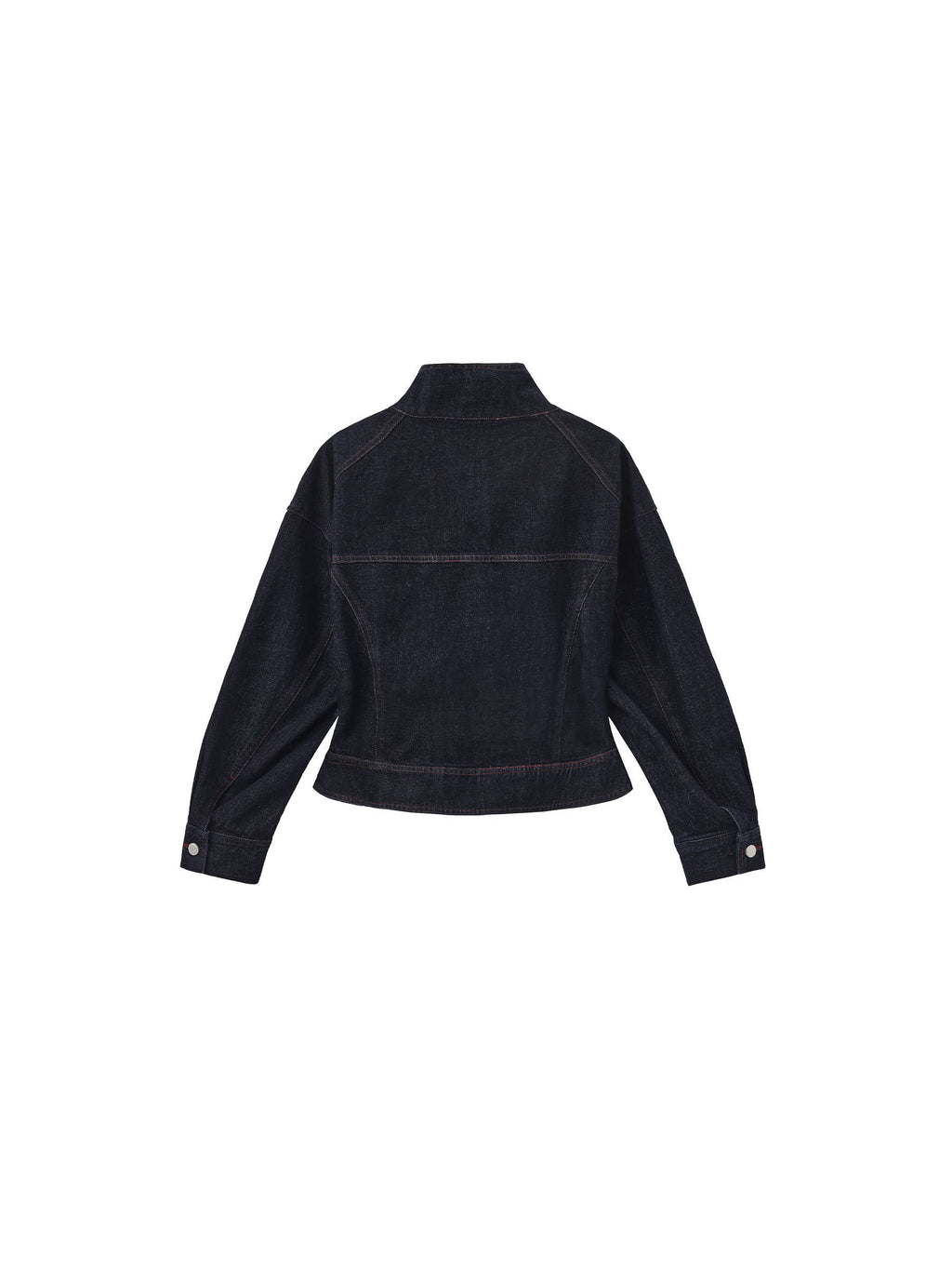 Fitted Stand Collar  Jacket
