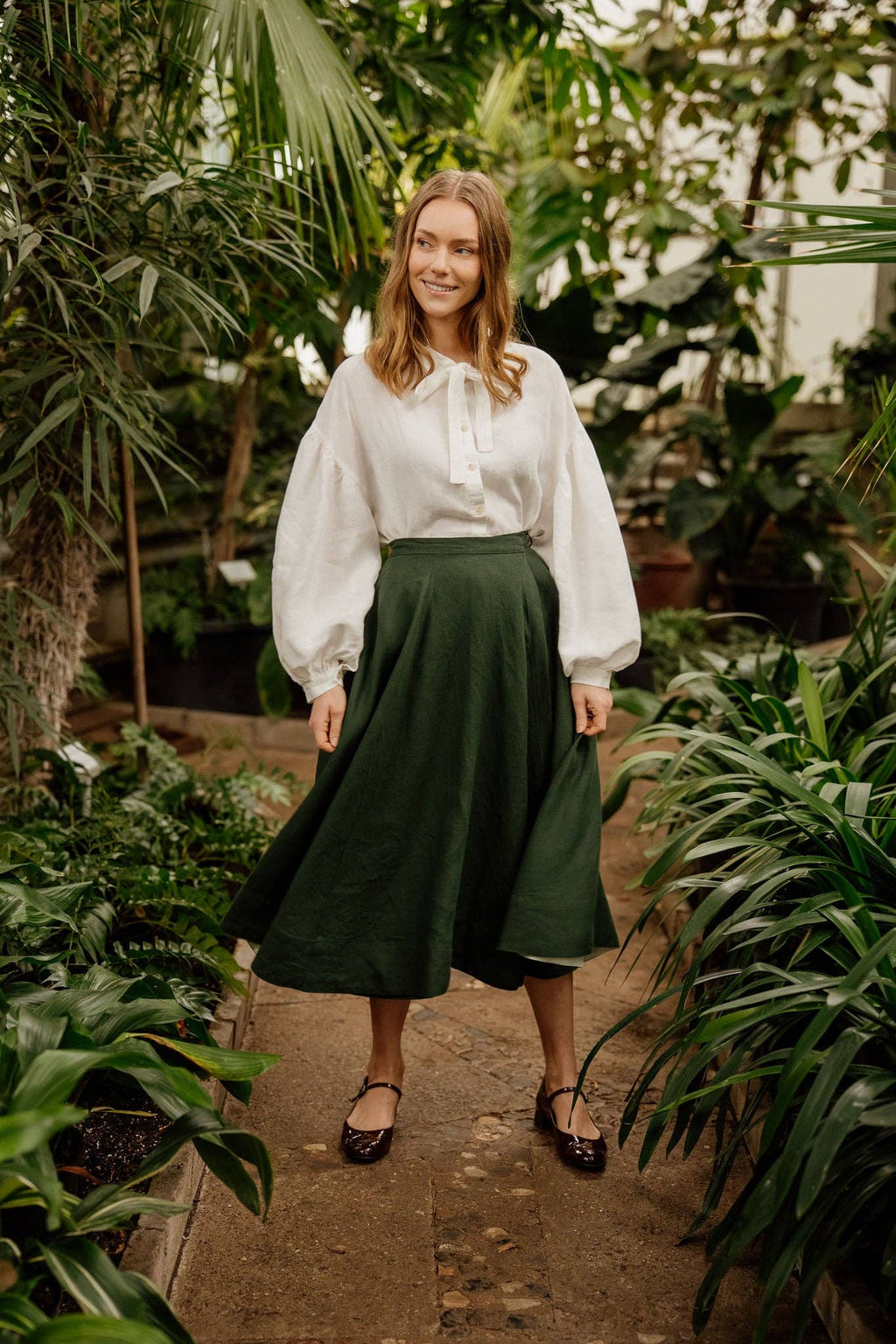 Wrap – Full-Circle Linen Skirt
