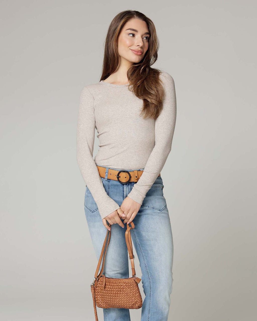 Fabrie | Woven Leather Crossbody Bag