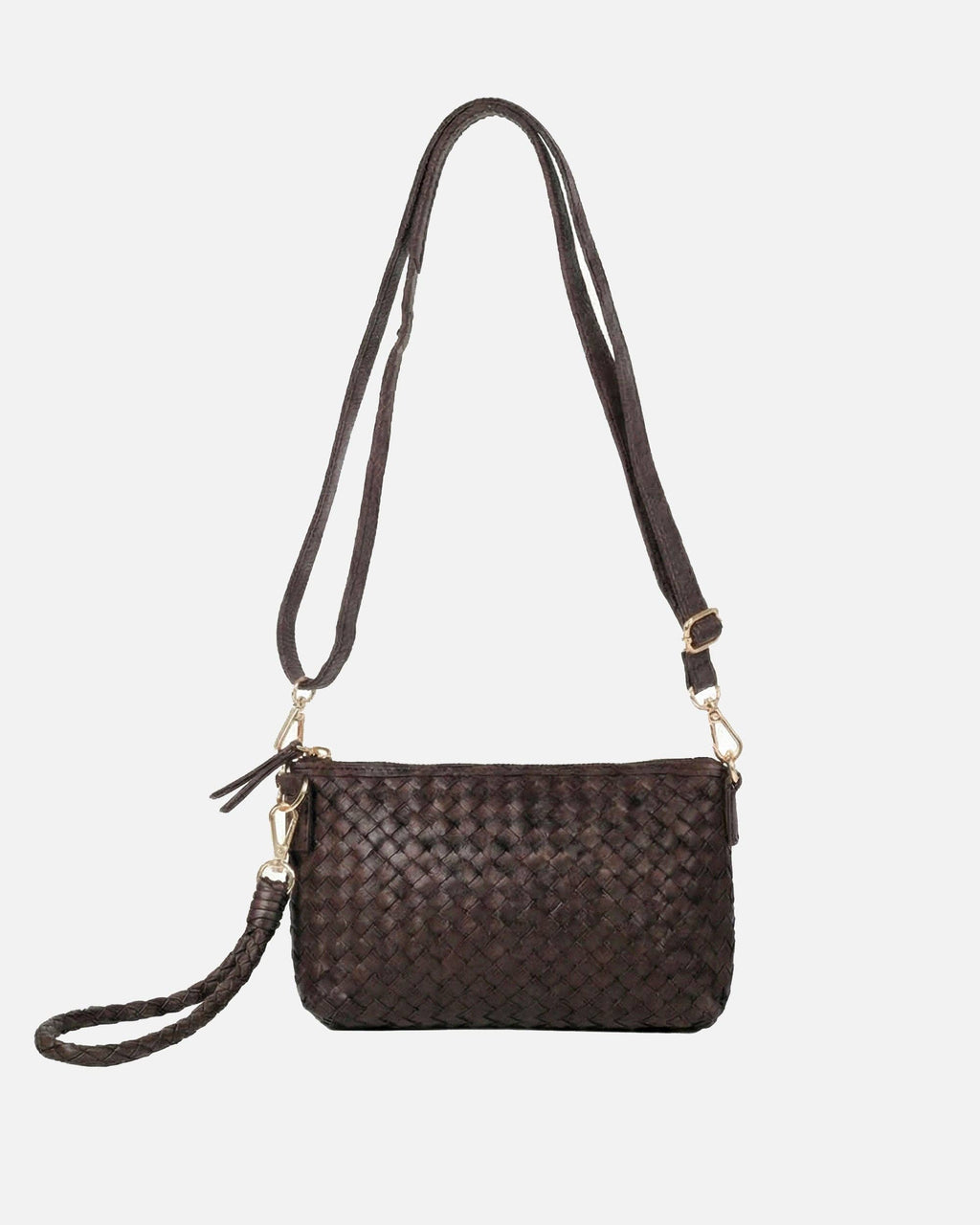 Fabrie | Woven Leather Crossbody Bag
