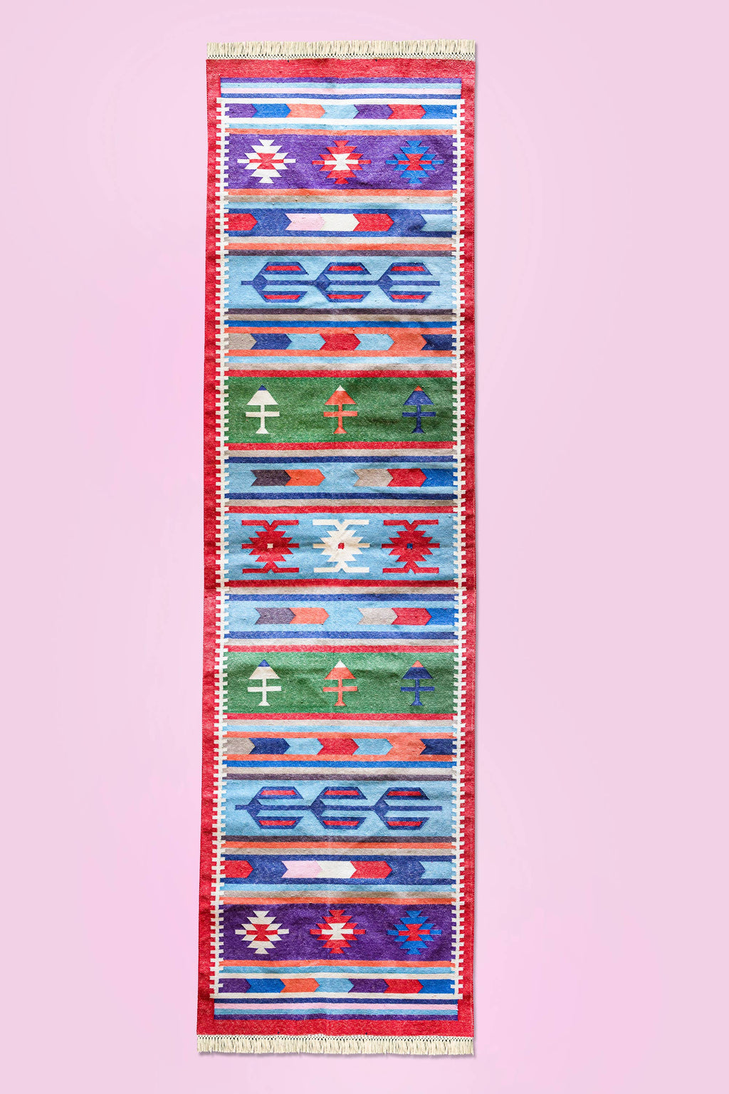 Era Flat-Weave Runner Rug – Kilim Style
