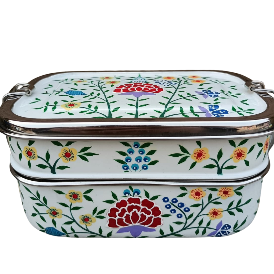 Tiffin Box in White Spring