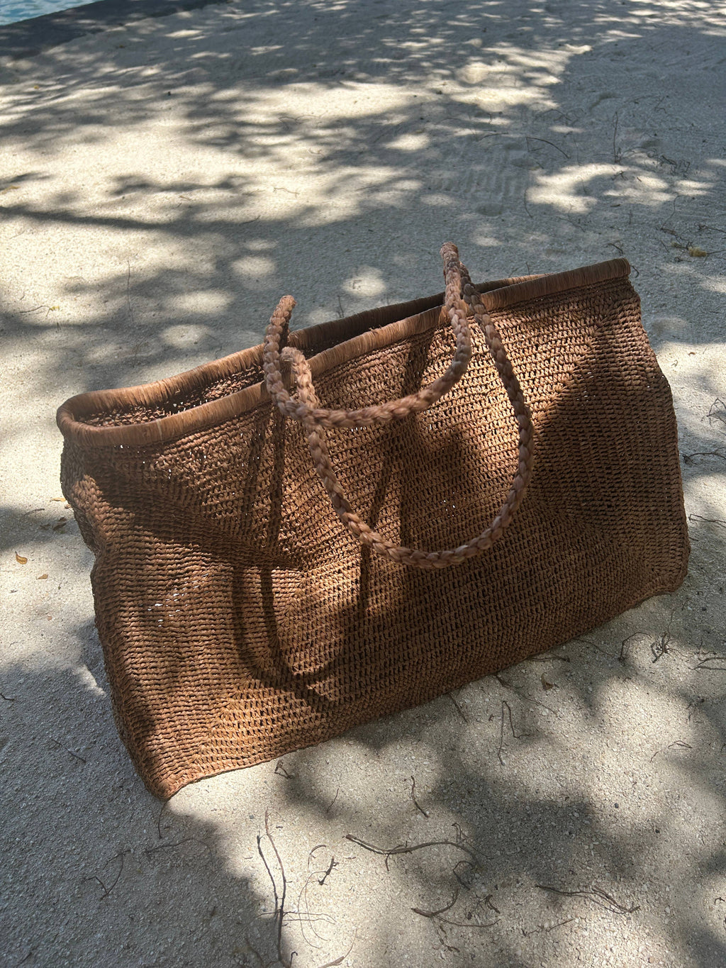 Clipa (XXL) Tote bag Beach bag Raffia Straw