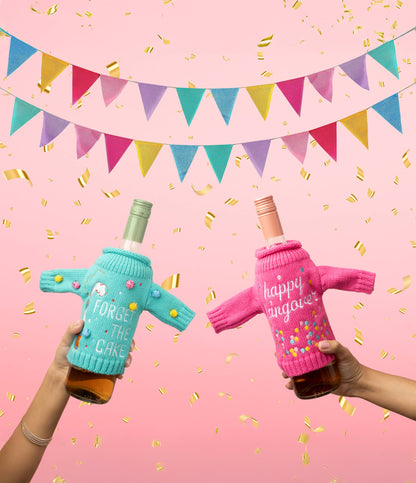 TLF It's Yo Birthday Wine & Bottle Sweater