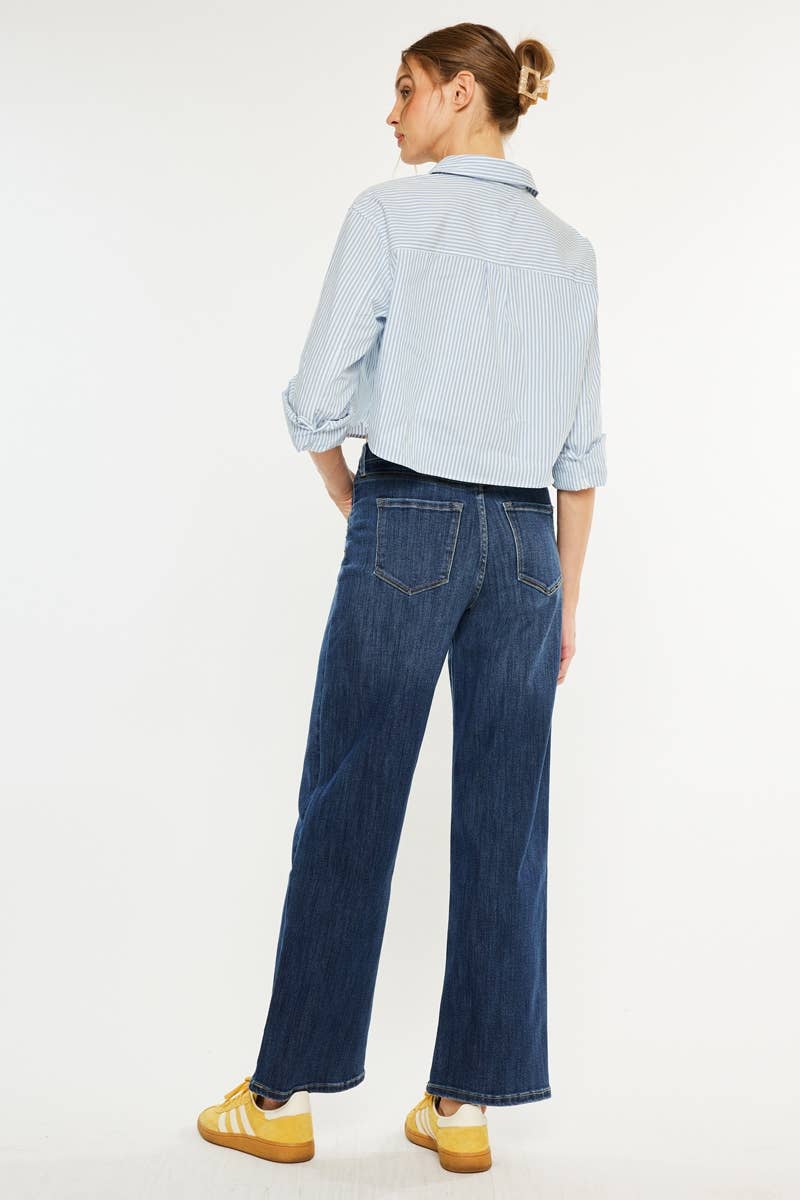 High Rise Wide Leg Jeans