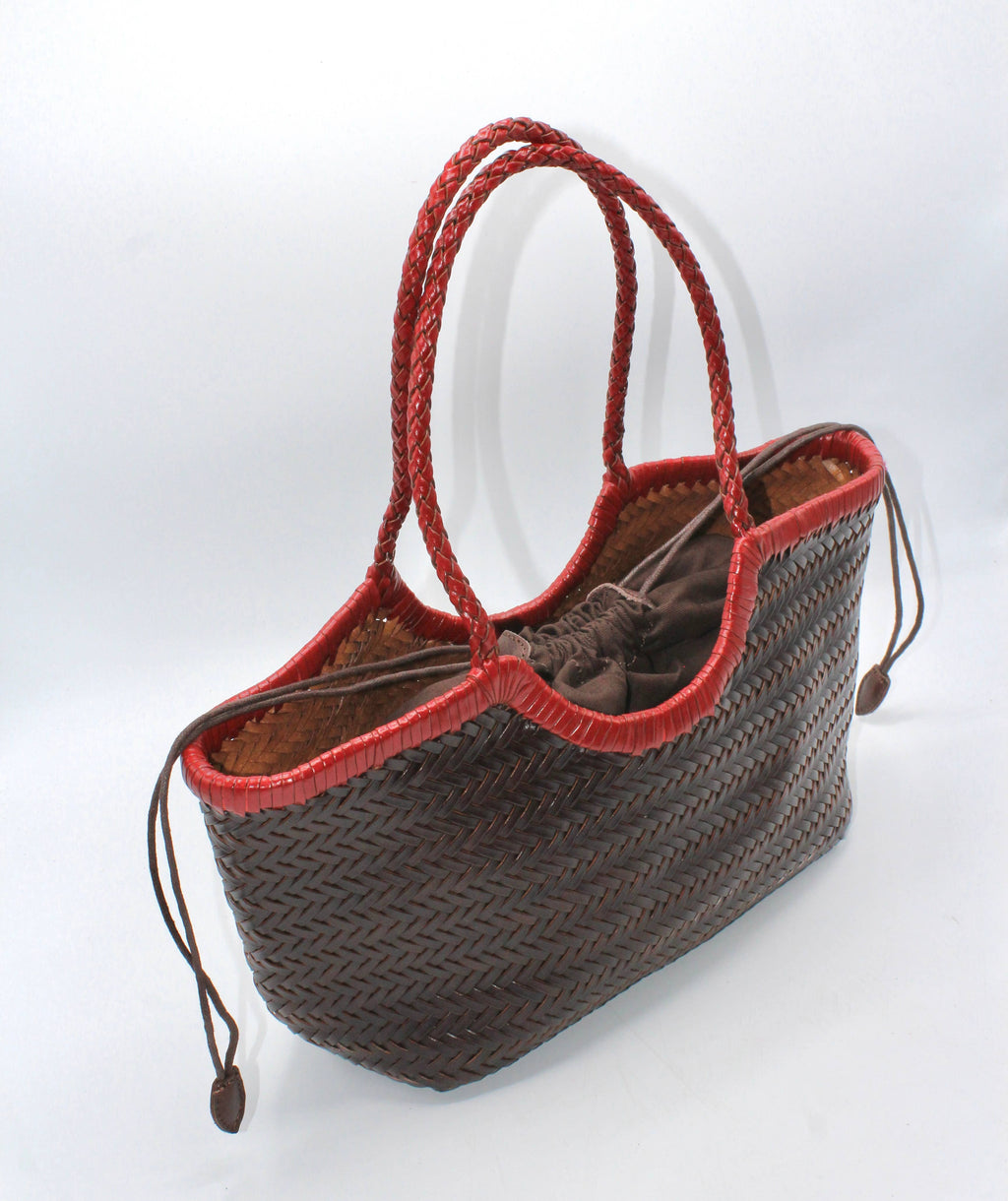 Handwoven Bicolor Tote Bag