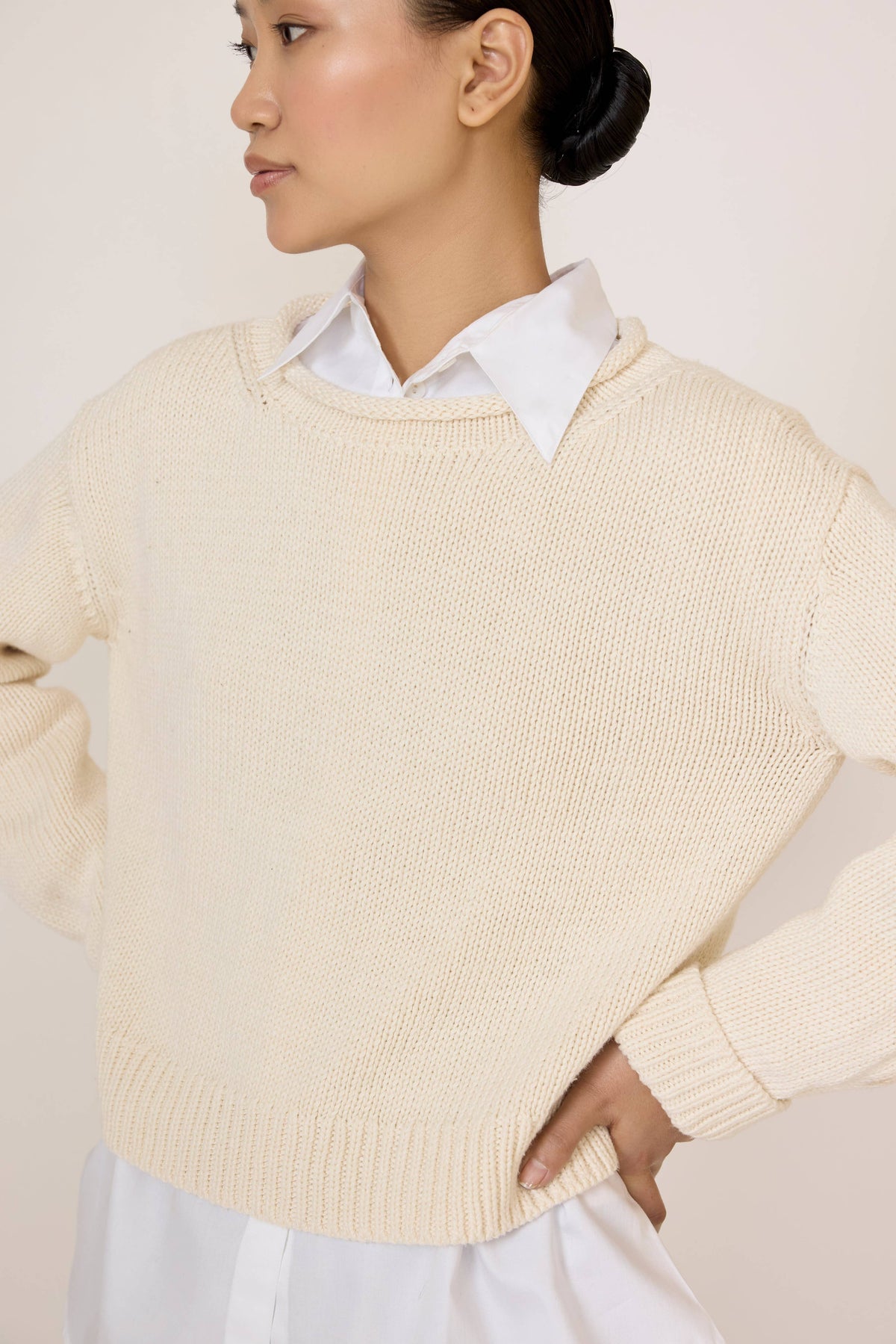 Mare Sweater in Ivory