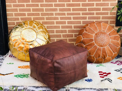 Large Ottoman Pouf | Bohemian Furniture