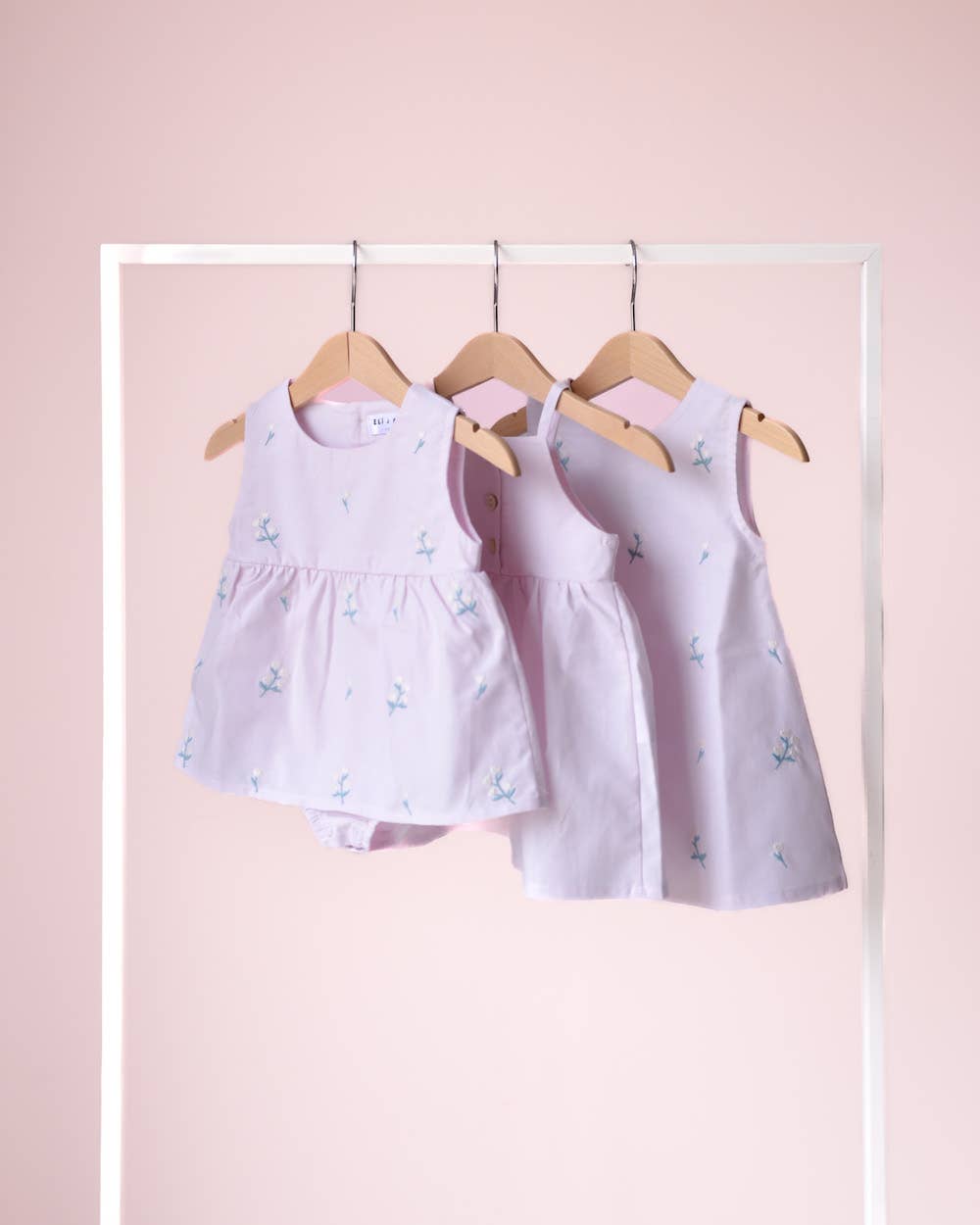 Baby / Girl Summer Dress 100% Cotton Lilac