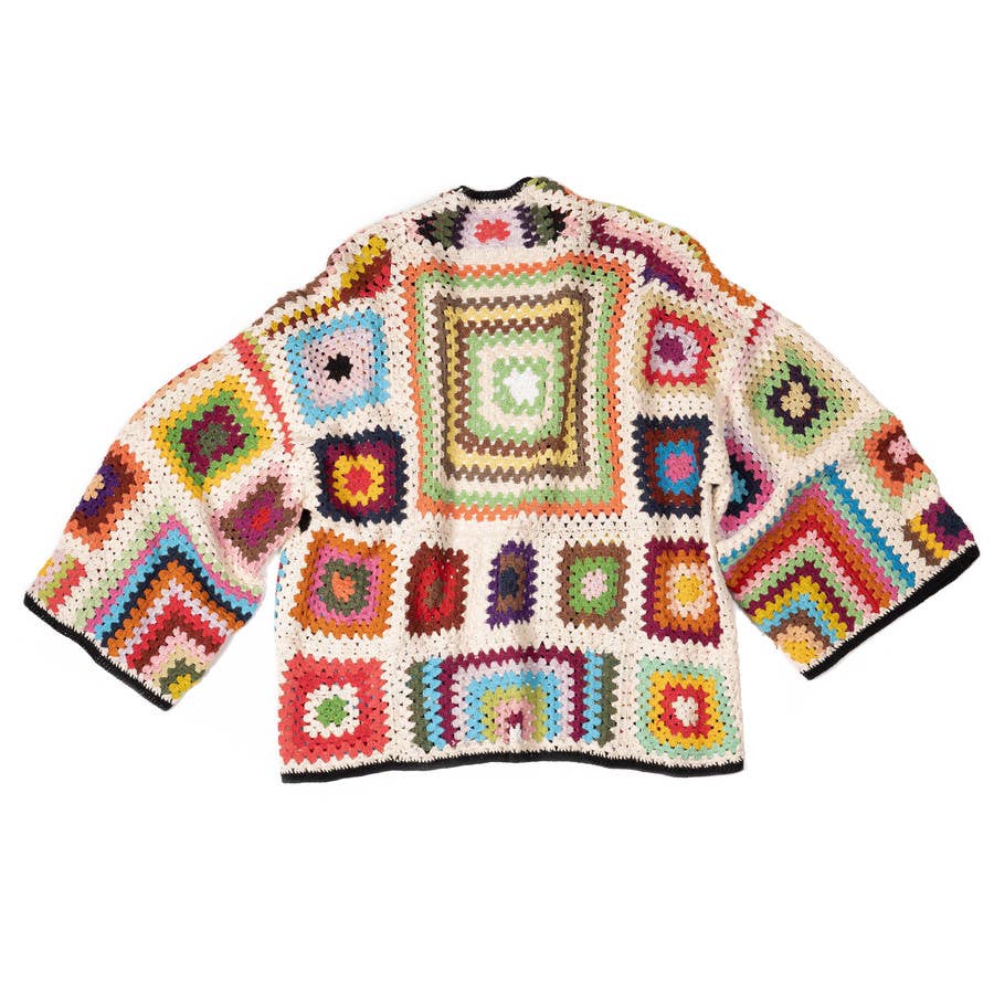 Granny Crochet Jacket Short