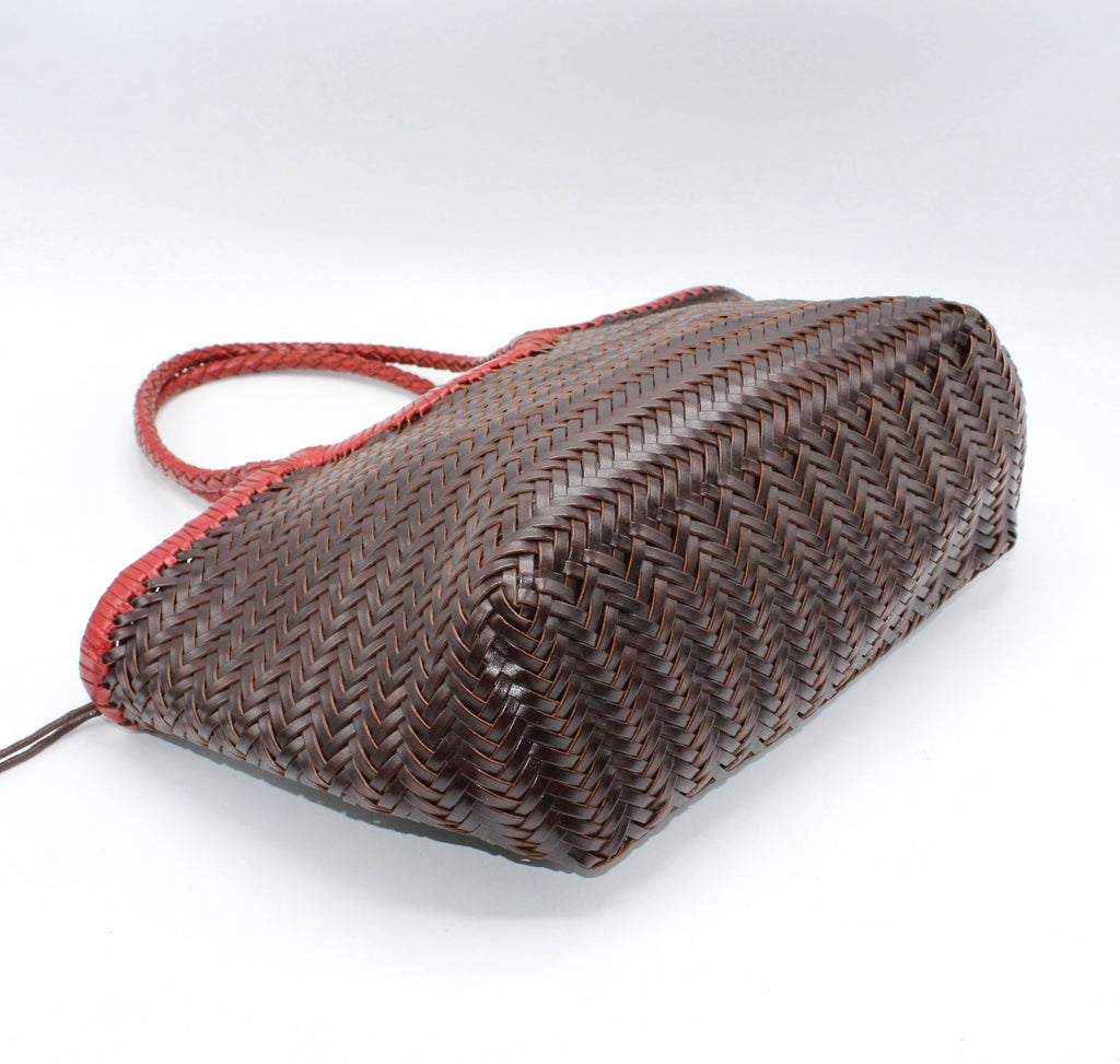 Handwoven Bicolor Tote Bag