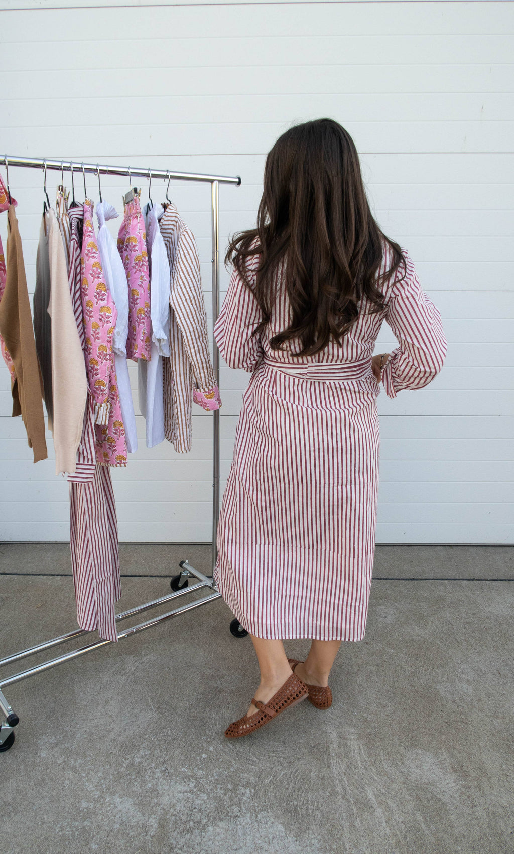 Vine Maxi Dress With Belt