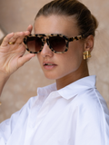 Voyager Acetate Oversized Aviator Sunglasses