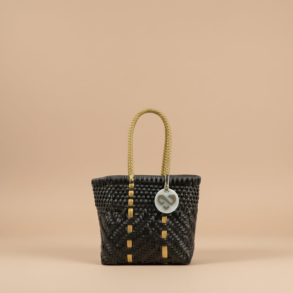 Glimmer Chocolate Tote Bag Mini