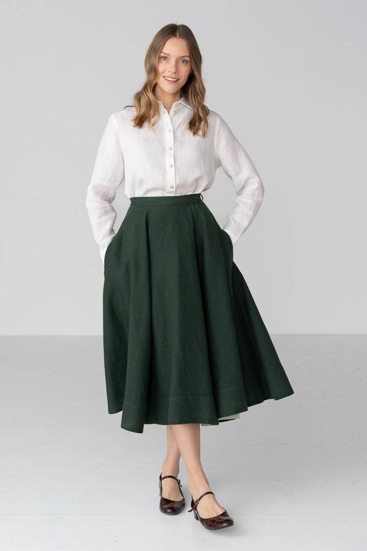 Wrap – Full-Circle Linen Skirt