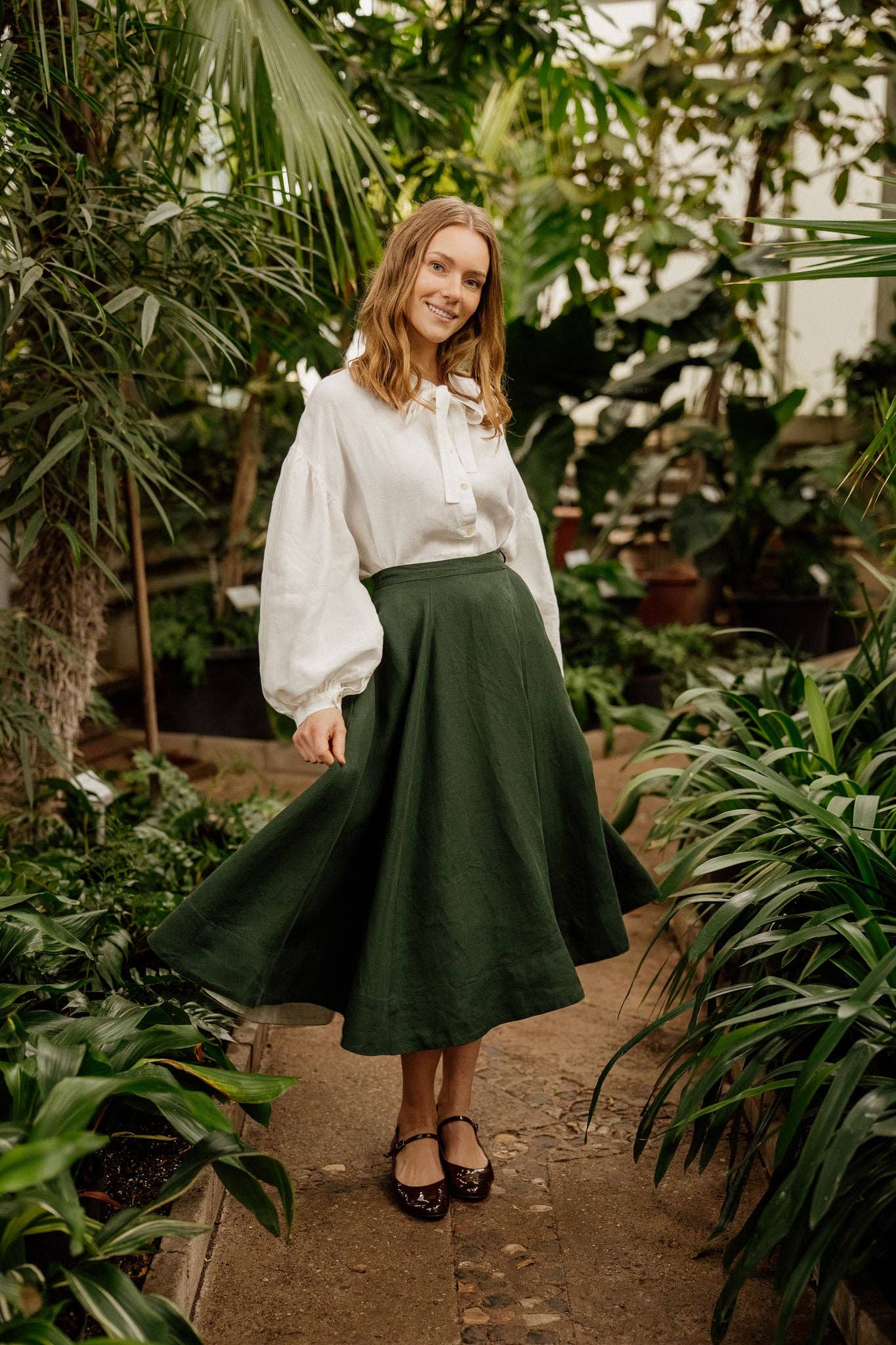 Wrap – Full-Circle Linen Skirt
