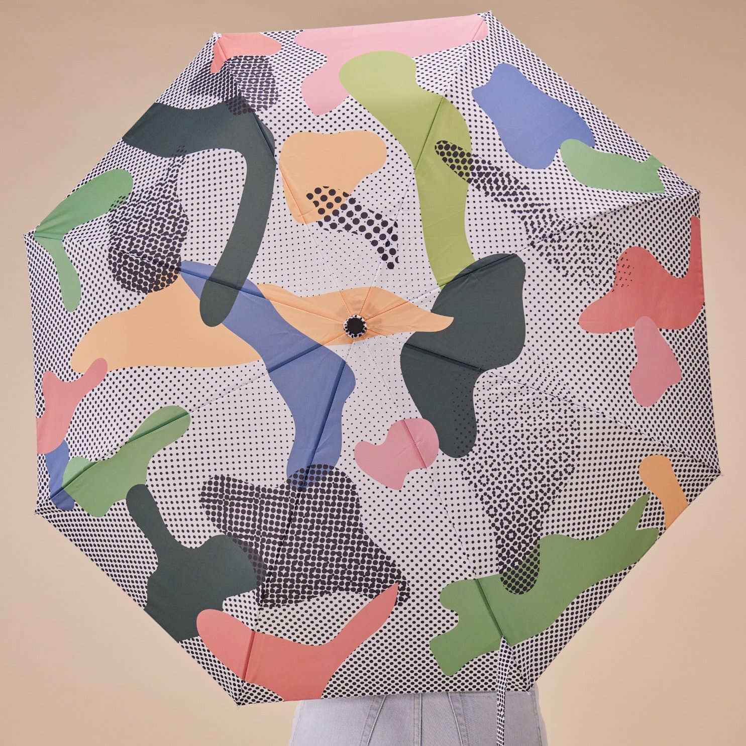 Dots Sustainable Compact  Umbrella