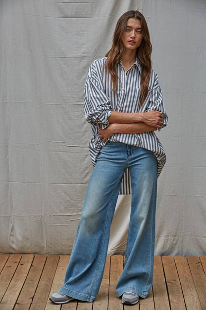Striped Oversized Shirt
