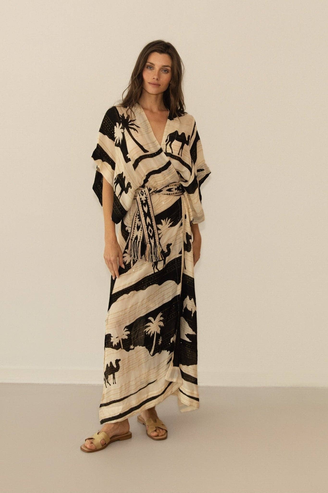Kha Kimono in Nero