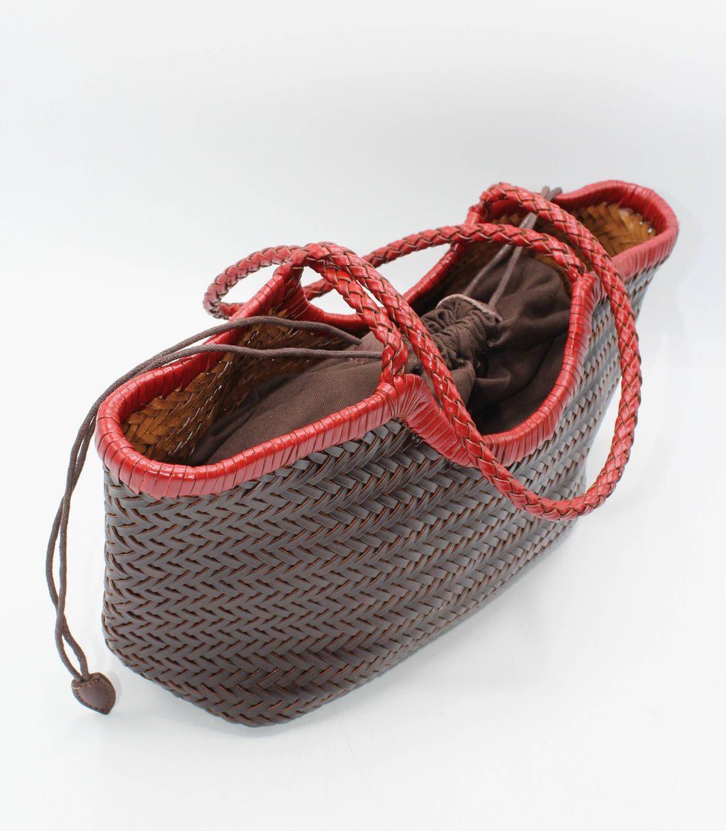 Handwoven Bicolor Tote Bag