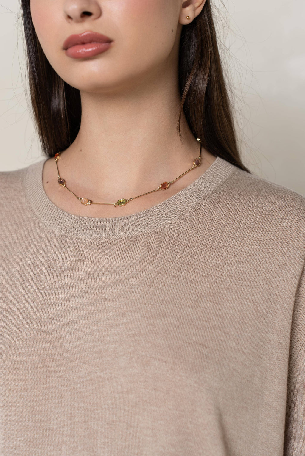Silk & Cashmere Oversized Crew  Sweater