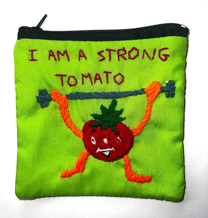 "Chalee" Hand Embroidered Pouches by Hmong Youth in Laos