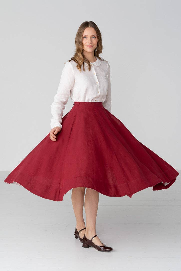 Wrap – Full-Circle Linen Skirt