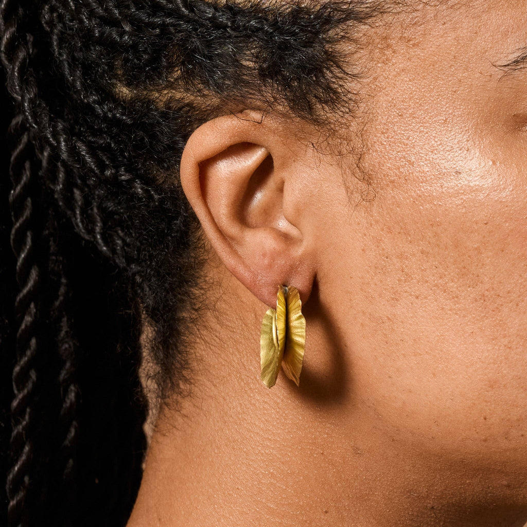 Ruffle  Earrings