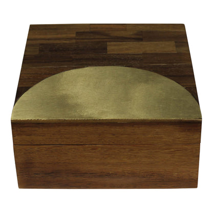 Box, Teak & Brass