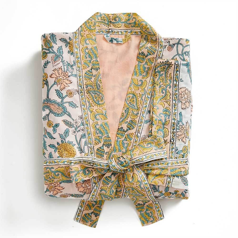 Ahana Robe Peach Tones