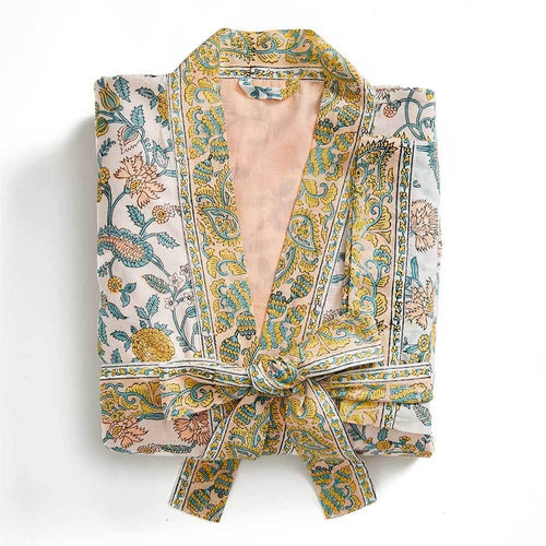 Ahana Robe Peach Tones