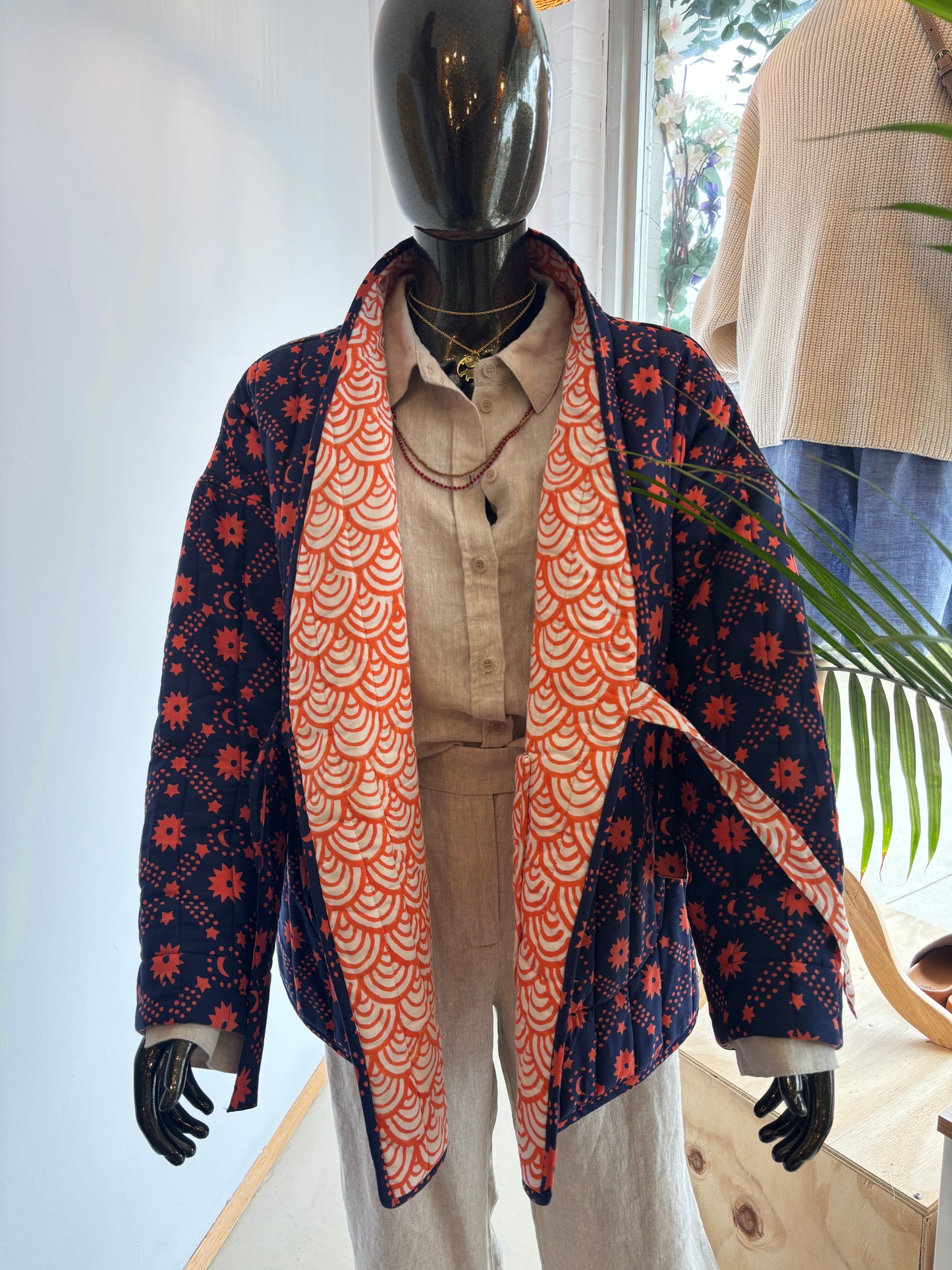 Block Print Reversible Jacket