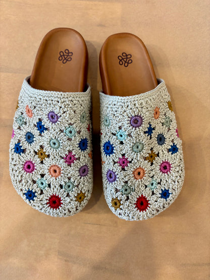 Bolinas Multi Flowers clog