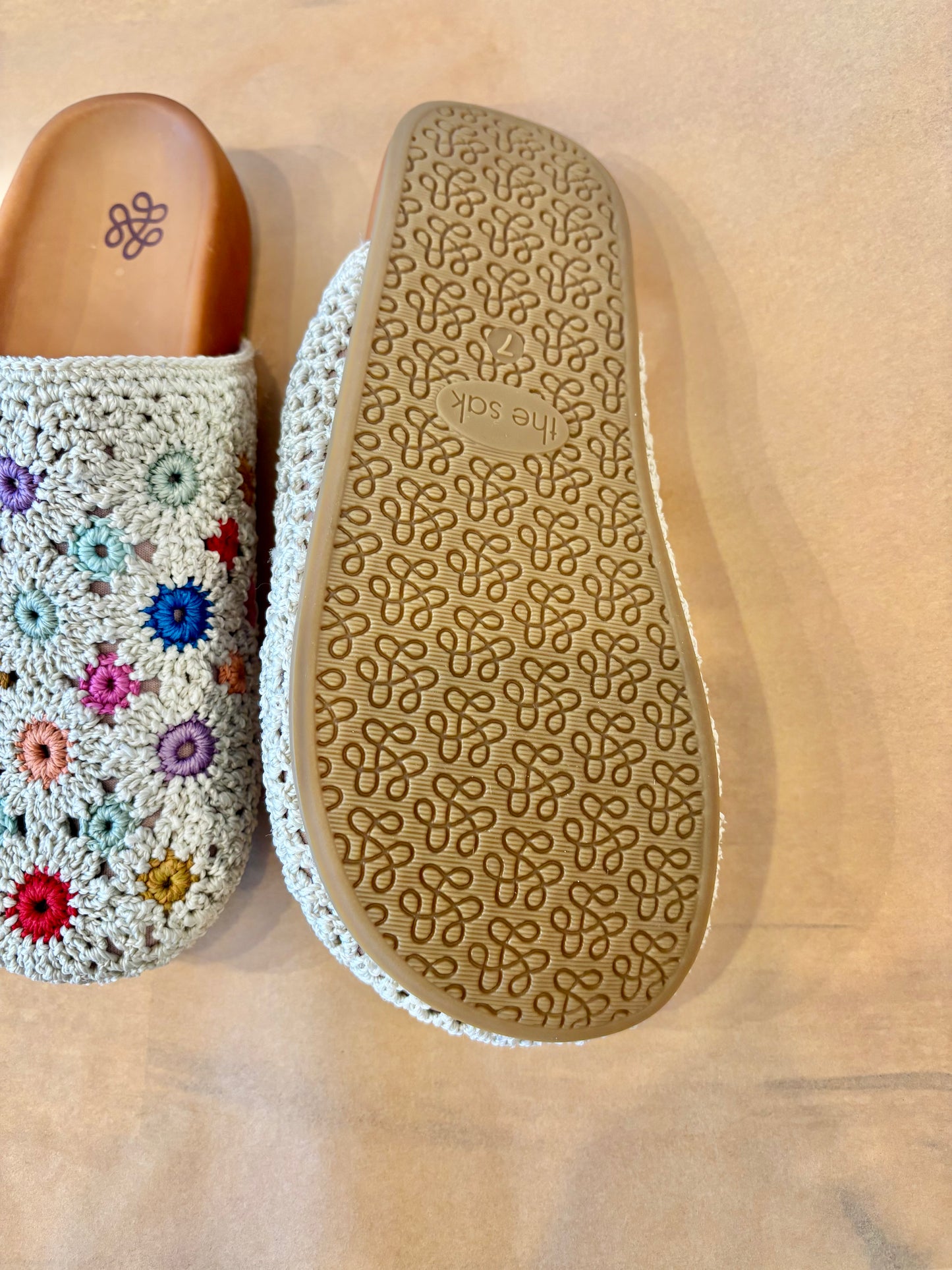 Bolinas Multi Flowers clog