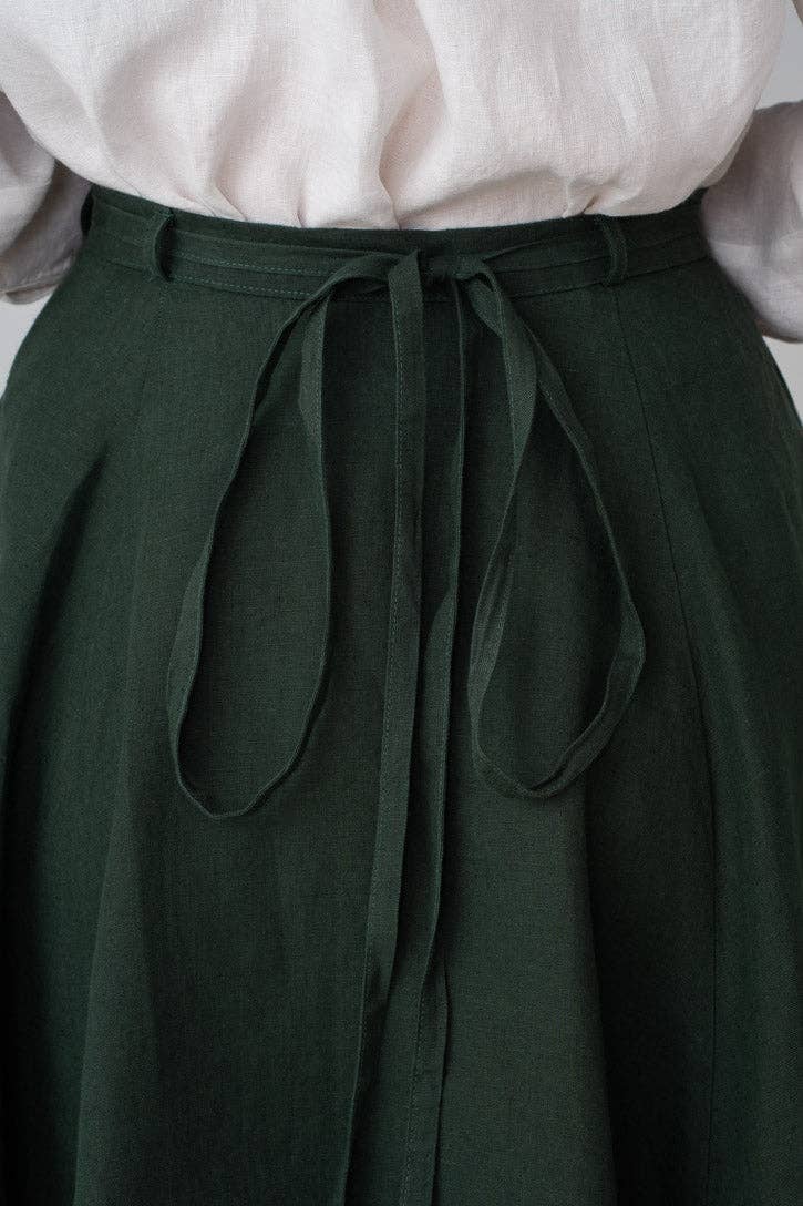 Wrap – Full-Circle Linen Skirt