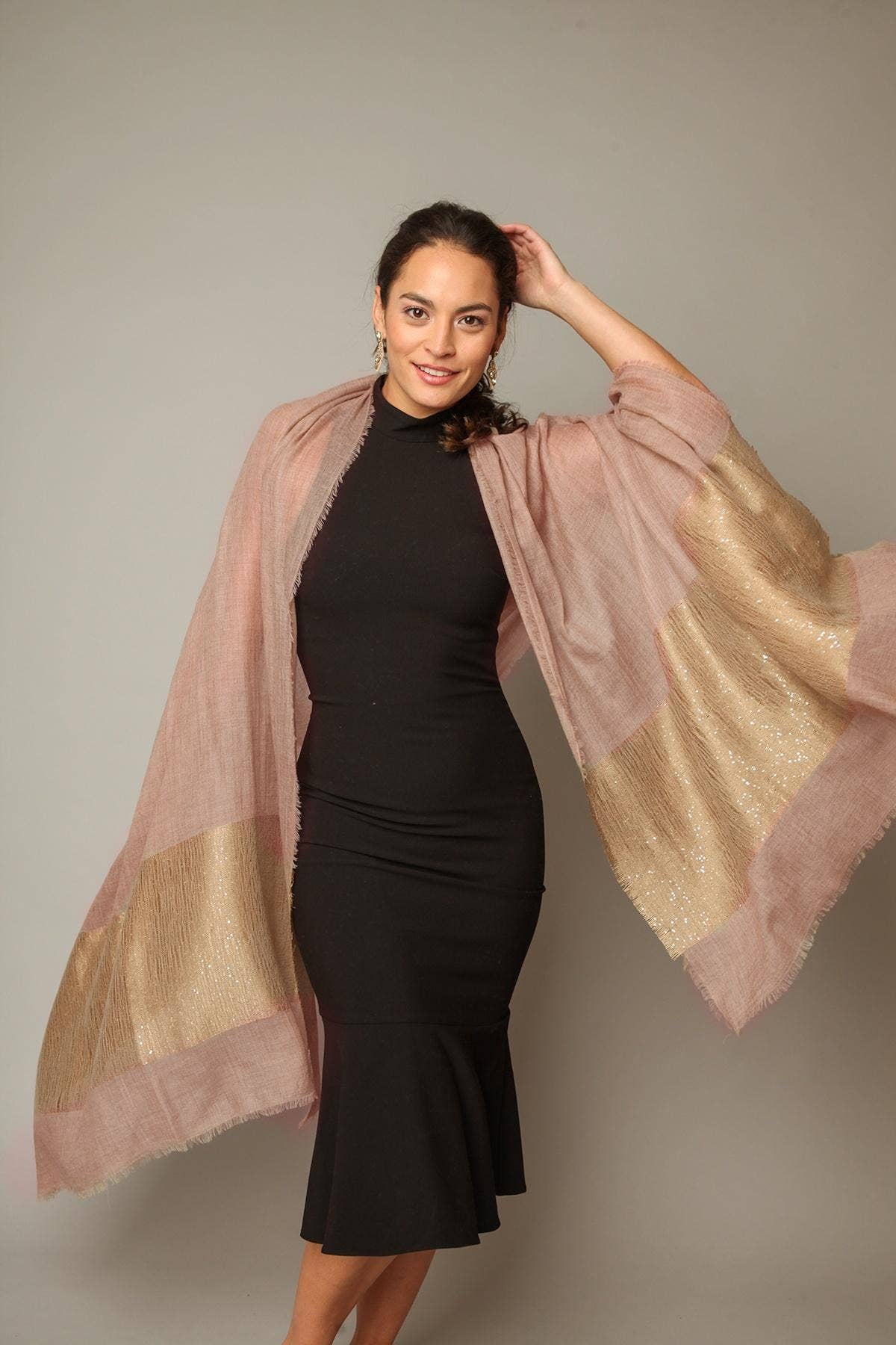Embellished Cashmere Wrap