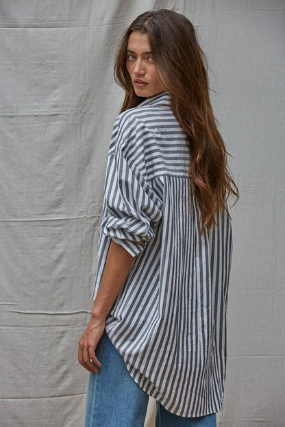 Striped Oversized Shirt