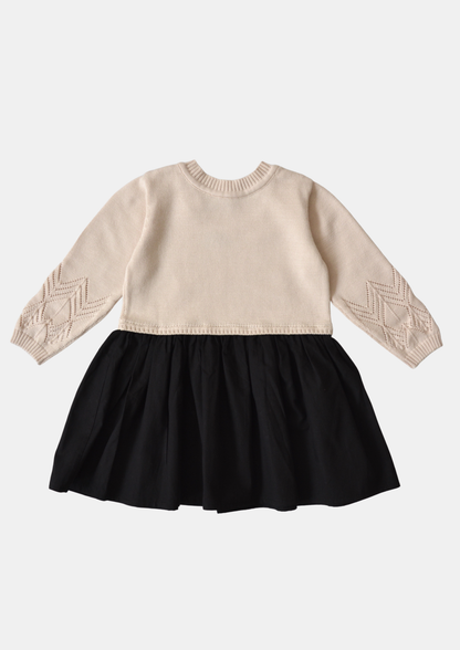 Christmas Baby / Kids Girl Knitted Dress 100% Cotton