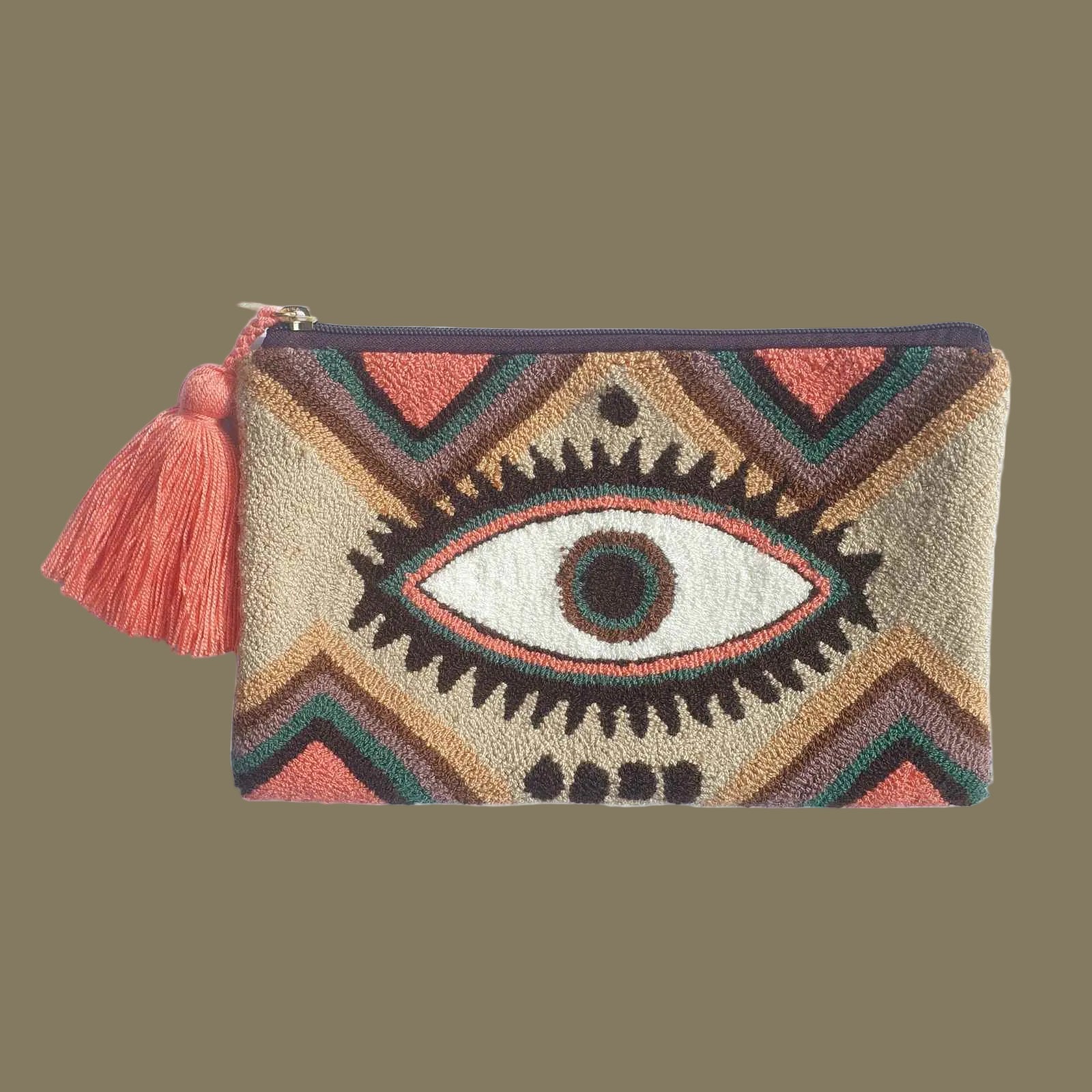 Talis Evil Eye Clutch Purse