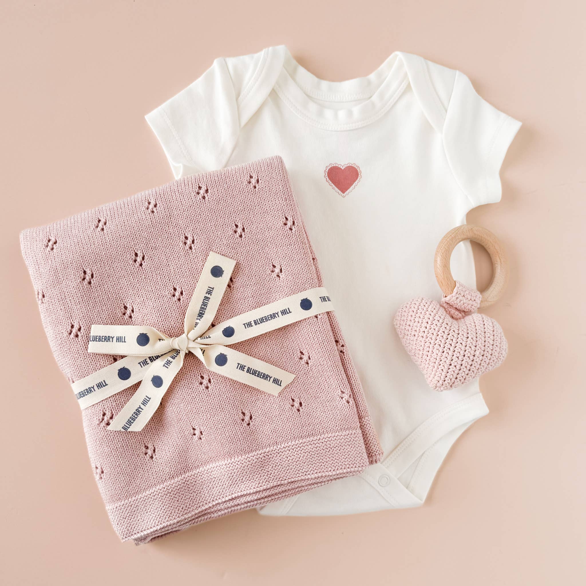 Pique Blanket In Blush