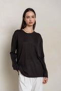 Silk & Cashmere Oversized Crew  Sweater