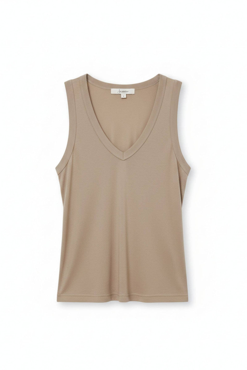 100% lyocell V-neck tank top