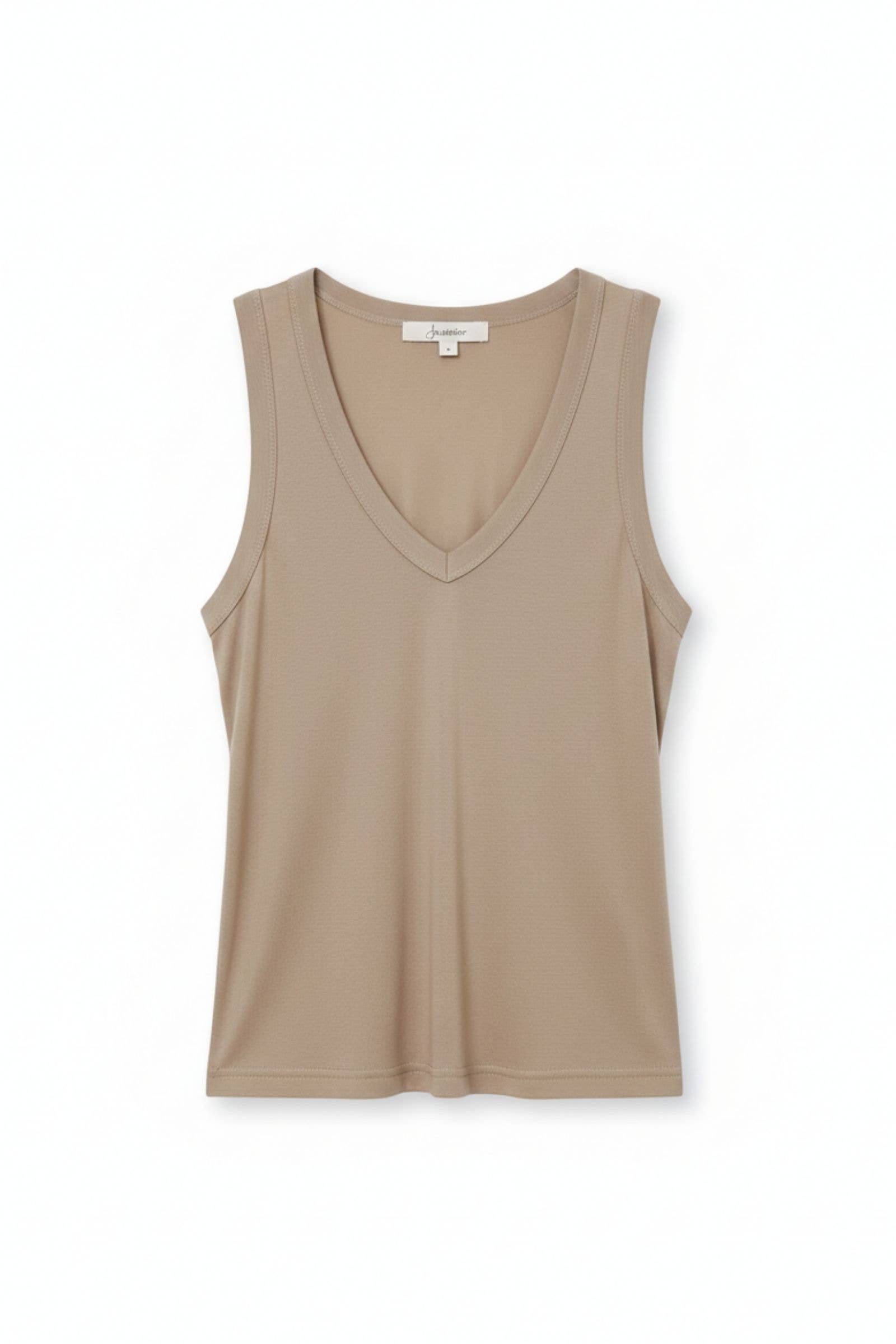100% lyocell V-neck tank top