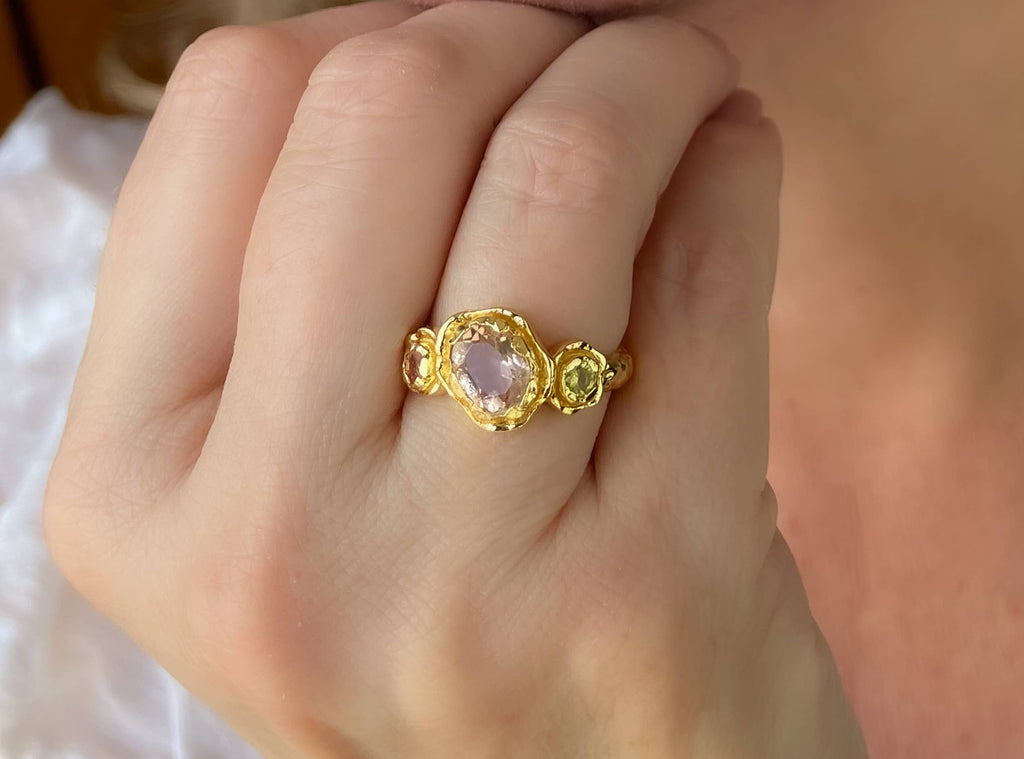 Nature's Embrace Multi-Stone Ring